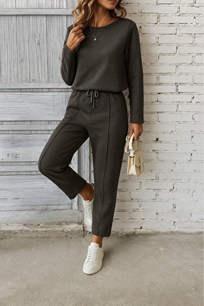 Femella Women Fashion Set din două piese pentru femei, cu mâneci lungi, din v...