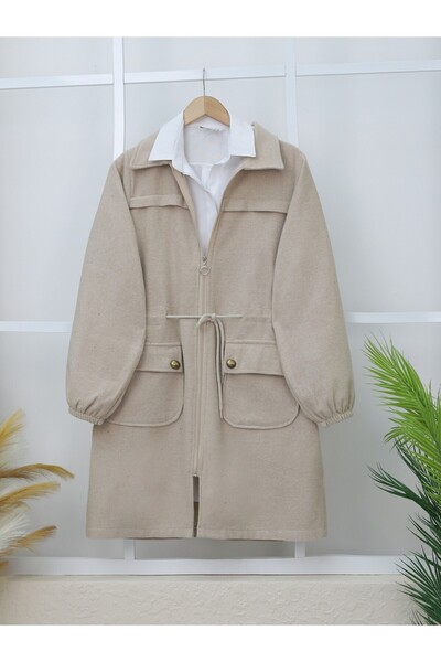 HİJABAYA Рукав з гумкою, кишеня на кнопці, блискавка, кашемір