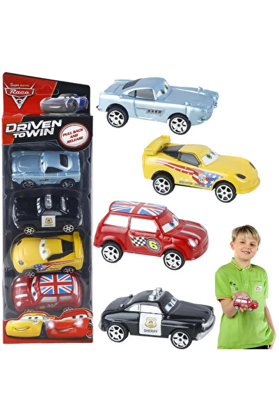 OEM Σετ 4 πολύχρωμων αυτοκινήτων Nascar με λειτουργία οπισθέλκουσας κίνησης κ...