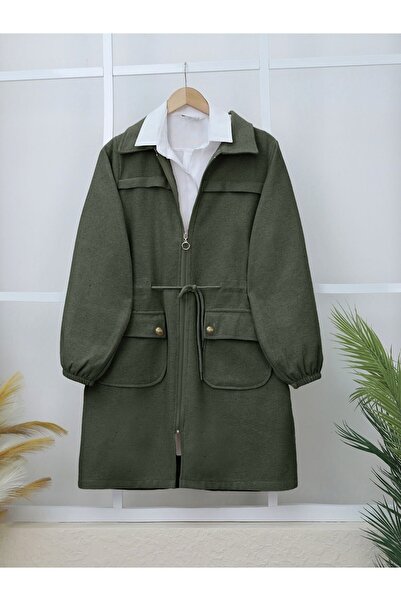 HİJABAYA Καπέλο με φερμουάρ και τσέπη με κουμπί με λάστιχο στο χερούλι