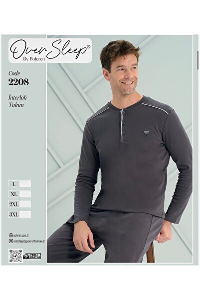 Over Sleep by Poleren Men's Cotton Pjama Suit