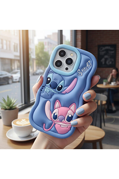CaseOnn Apple iPhone 15 Pro Max Kılıf 3D Karakter Figürlü Stic