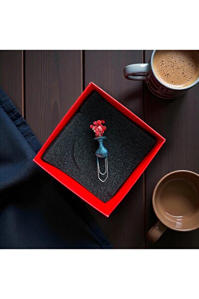 Rika Spolia & Co. Turkuaz Renkli Vazo Ayraç Handmade