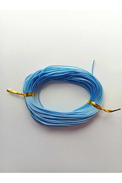 Eskişehir hobi sanat 1 mm 25 Meters Space Blue Color Parachute Cord Macrame Bracelet Necklace Jewelry Design Beading Hair Braiding Cord