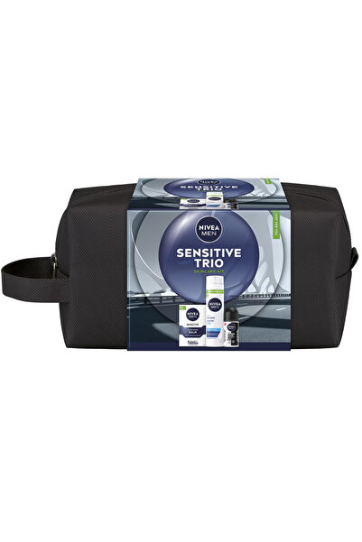 NIVEA Men Set: Aftershave Balm 100 ml + Shaving Gel 200 ml + Deodorant stick 50 ml