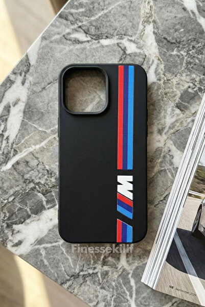 Multitronic iPhone 16 Pro Max Compatible Bmw Design Printed Black Launch Case