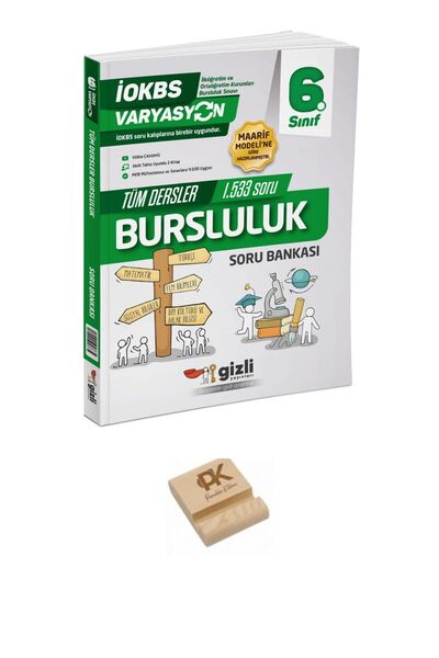 Gizli Yayınları 6. Sınıf Varyasyon İOKBS Tüm Dersler Soru Bankası + Telefon S...