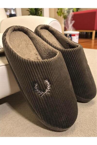MARKABONİ 3-Pack Men's Slippers Soundproof Wool Inside Winter Soft Sole House Slippers