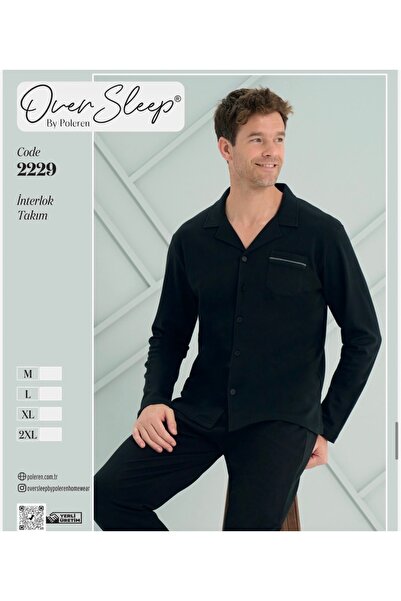 Over Sleep by Poleren Men's Cotton Pjama Suit