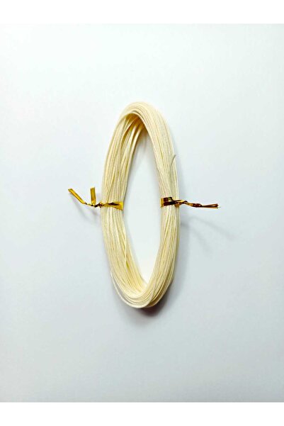Eskişehir hobi sanat 1 mm 25 Meters Oyster Cream Color Waxed Cord Horsehair Leather Sewing Necklace Jewelry Design Bracelet Cord