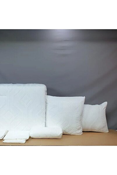 Reiashn Joyce Luxury White Embroidered 8-Piece Summer Double Bedspread