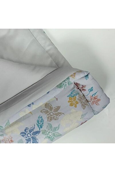 Reiashn Fig-patterned bedspread, 4 pieces, 100% cotton, summer size, single and a half