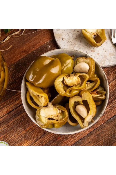 Bahçem Antep Usulü Topak Biber Turşusu 4500 cc Bidon