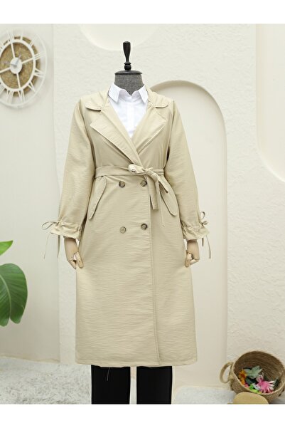 HİJABAYA Καπάκι με μανσέτα στο μανίκι και ζώνη με κορδόνια