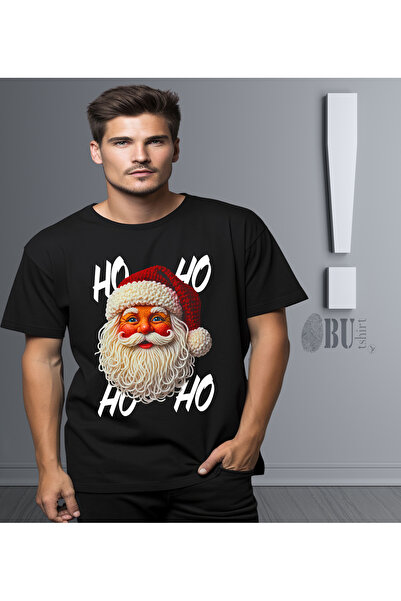 BUTSHIRT BU Tişört 'Noel Baba - Santa - Yeniyıl -Christmass' Regular-Fit' Unisex Tişört