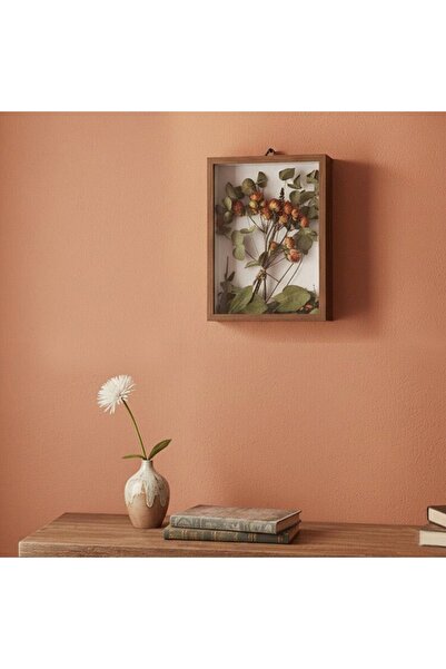 BADEAVM Ahşap Kahverengi Derin Çerçeve Kutu - 22x27cm