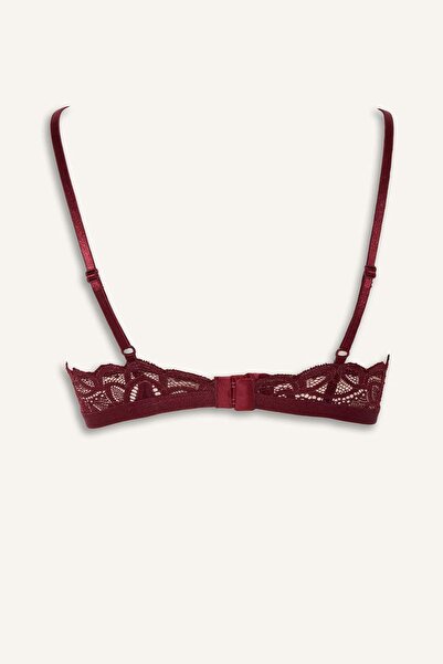 DeFacto Lace Glitter Triangle Bra Without Cups and Pads F5037Ax25Wn