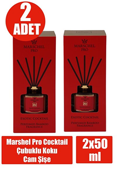 Eti Marshel Pro Cocktail Çubuklu Koku Cam Şişe 50 ml