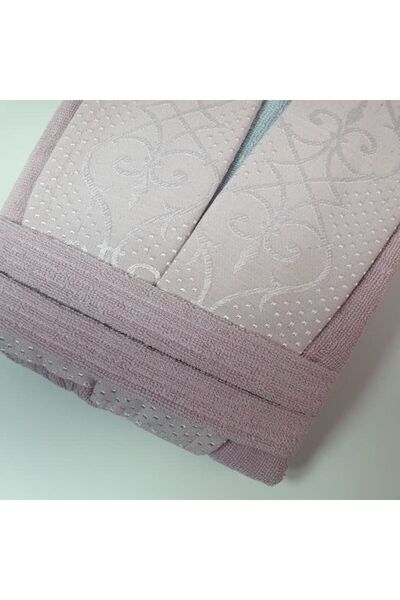 Reiashn Tyke robe set, pink and gray, 12 pieces