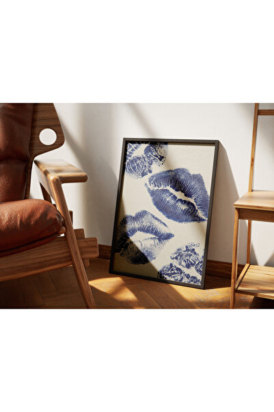 512 STORE Estetik Kiss Modern Çerçevesiz Kuşe Kağıt Tasarım Poster Ev Dekor D...