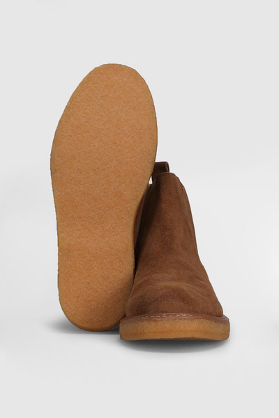 Lufian Ανδρικές δερμάτινες μπότες Justin με φτερά καμηλού