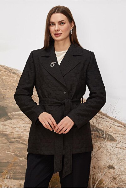 Alvina Belted Quilted Jacket 46000