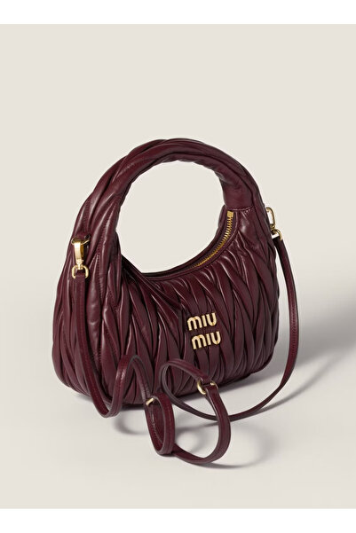 Generic Wander nappa leather hobo Shoulder Bag With Crossbody Strap Zip Closure