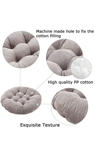 Generic Cushion Round Seat Pad Thickened Tatami Mat Suitable for Living Room, Sofa, Balcony, Yoga