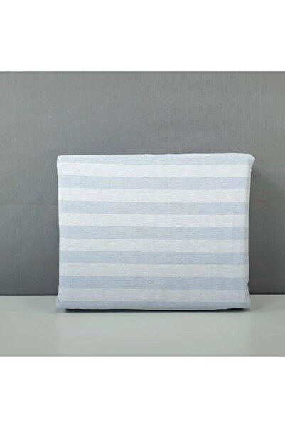 Reiashn Hotel-style striped duvet cover, sky blue, summer color, double