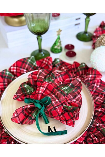 KaiAtelier 2Li Chris Linen Fabric Frilly Napkin/ Presentation