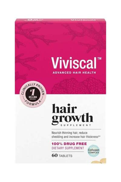viviscal مكملات صحة شعر المرأة، 60 قرصًا