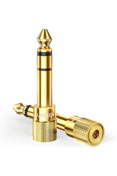 Ugreen محول سماعة رأس ستيريو من 6.35 مم 1/4 بوصة ذكر إلى 3.5 مم 1/8 بوصة أنثى...