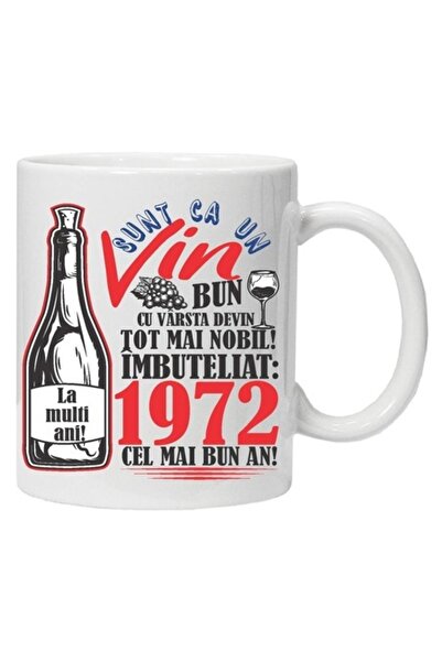 CRD PRINT Personalized mug 'Un Vin Bun', model 1972, CRD PRINT, 330 ml, white
