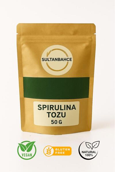 sultanbahçe Spirulina Tozu 50 Gr | Doğal Bitkisel Protein Süper Gıda - Spirul...
