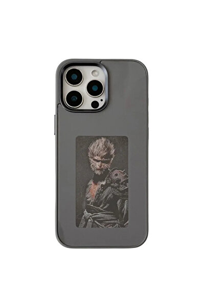 Apple Θήκη InkLed για iPhone 16, Αντικραδασμική, με ψηφιακή οθόνη, μικροΐνες,...