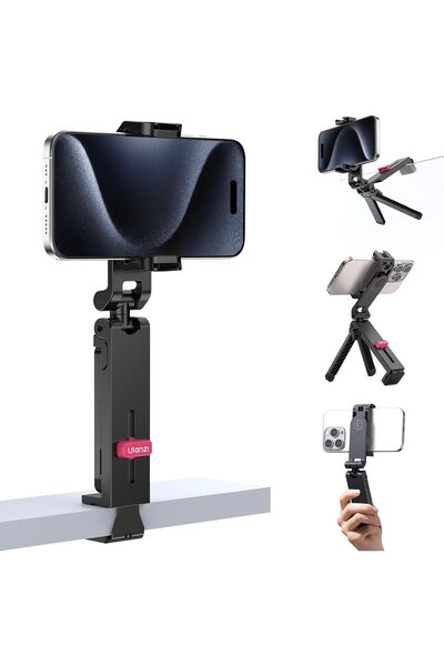 ulanzi حامل ثلاثي صغير للهاتف المحمول MA89 - حامل هاتف مكتبي 2 في 1