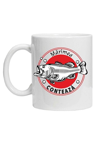 CRD PRINT Personalized mug "Size matters", CRD PRINT, 330ml, white