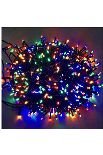 IRILIS Christmas Linear Installation, 200 LED, 18m + 1.5m cable, Green Wire, Multicolor, 8 Light Effects