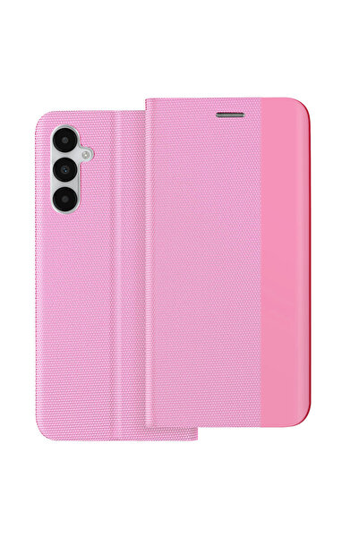 Samsung Θήκη Senso για A72, Μαγνήτης με Αναδιπλούμενο Κέλυφος, Ανοιχτό Ροζ