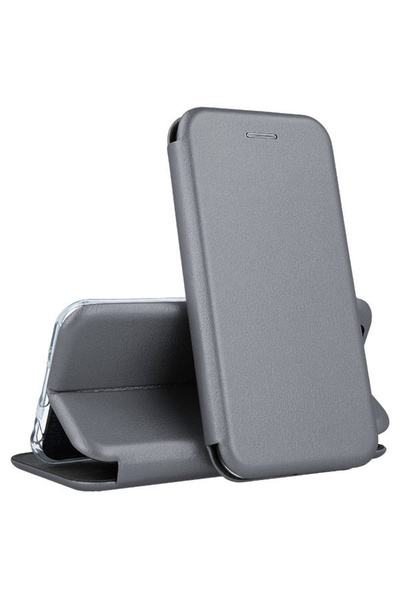 OPPO Husa Flip pentru Reno12 Pro, Magnetic Shell, Silver