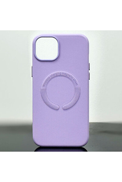 Apple Kraft Case for iPhone 14 Pro Max, MagCase, -Leather, Lilac