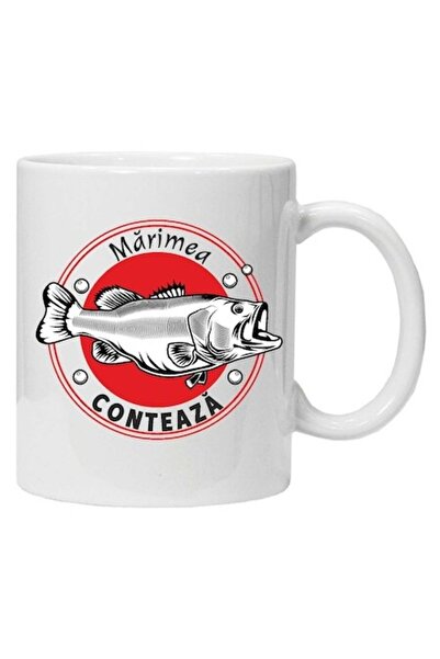 CRD PRINT Personalized mug "Size matters", CRD PRINT, 330ml, white