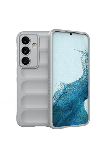 OPPO Wave Case for A58 4G - Grip Microfiber, ShockProof, Smoke Gray