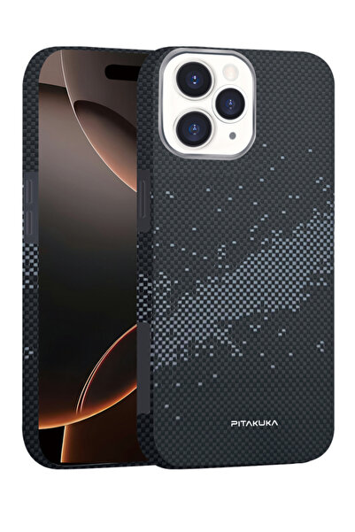 Apple Husa Aramid PTK pentru iPhone 16 Pro Max, Kevlar Fiber, cu MagSafe, Splash GRAY