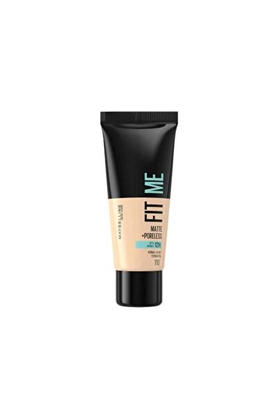 MAKEUPS مبلـــين Fit Me Matte and Poreless Foundation No.110 Porcelain - 30 ml