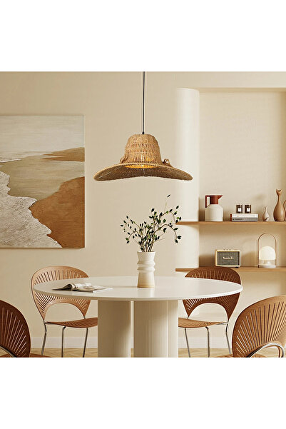 HAMER A rope chandelier adds a natural touch that highlights beauty. Diameter...