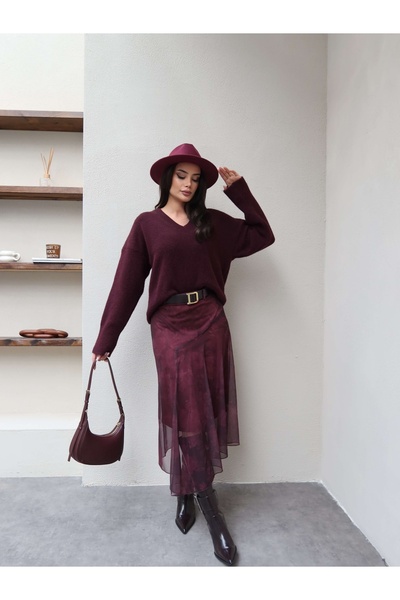 ESRAHELVACI Асиметрична спідниця з підв'язками