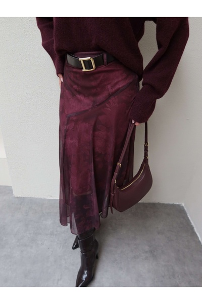 ESRAHELVACI Асиметрична спідниця з підв'язками