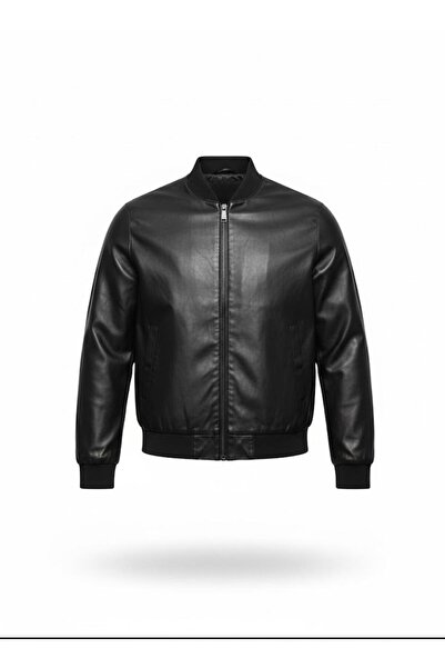Plus Scorpion Men's casual leather jacket