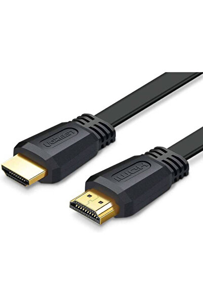 Ugreen كابل HDMI مسطح ED015، 3 أمتار، HDMI 2.0، حتى 4K عند 60 هرتز، 30AWG، أسود